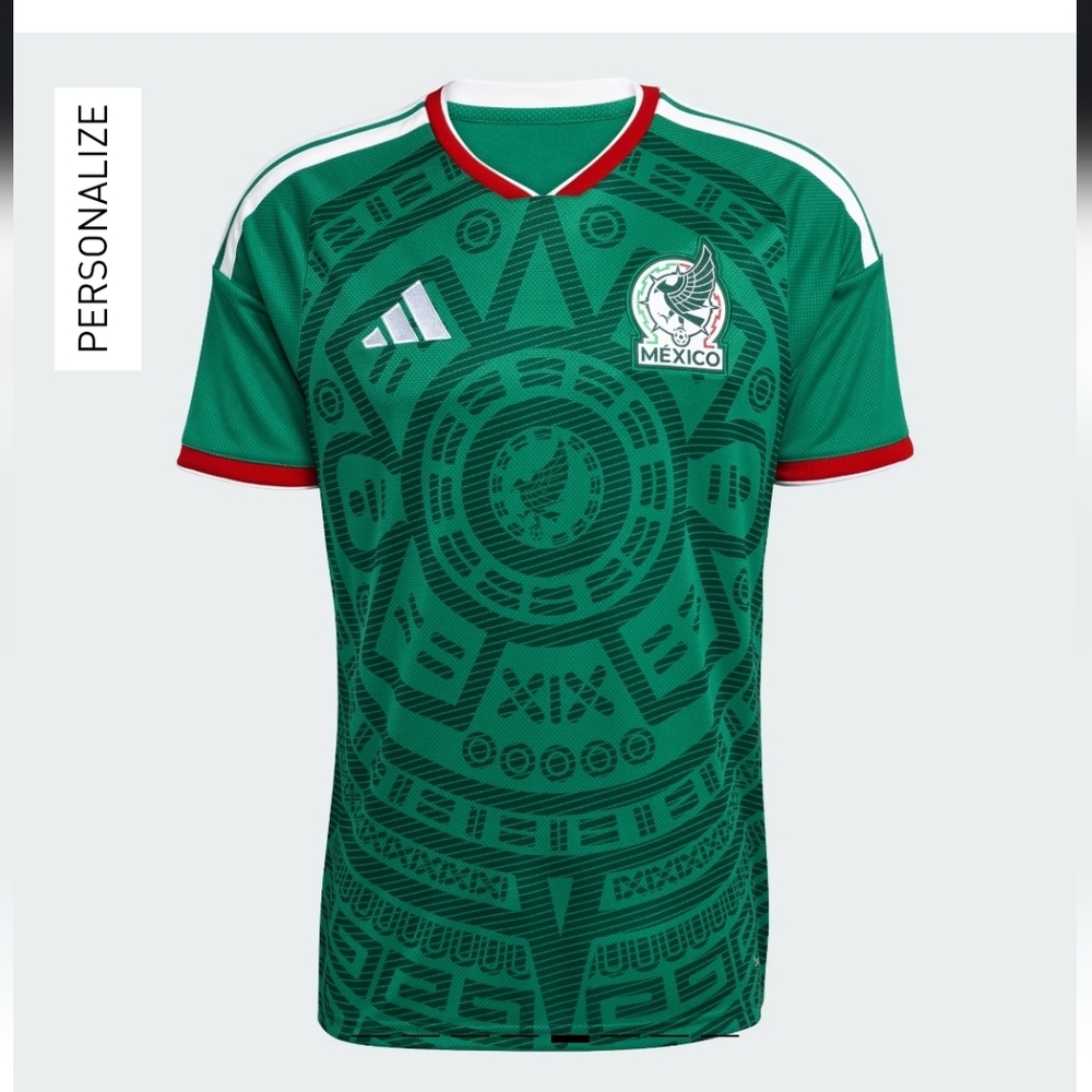 2XL adidas Green and Red Mexico 26 Jersey